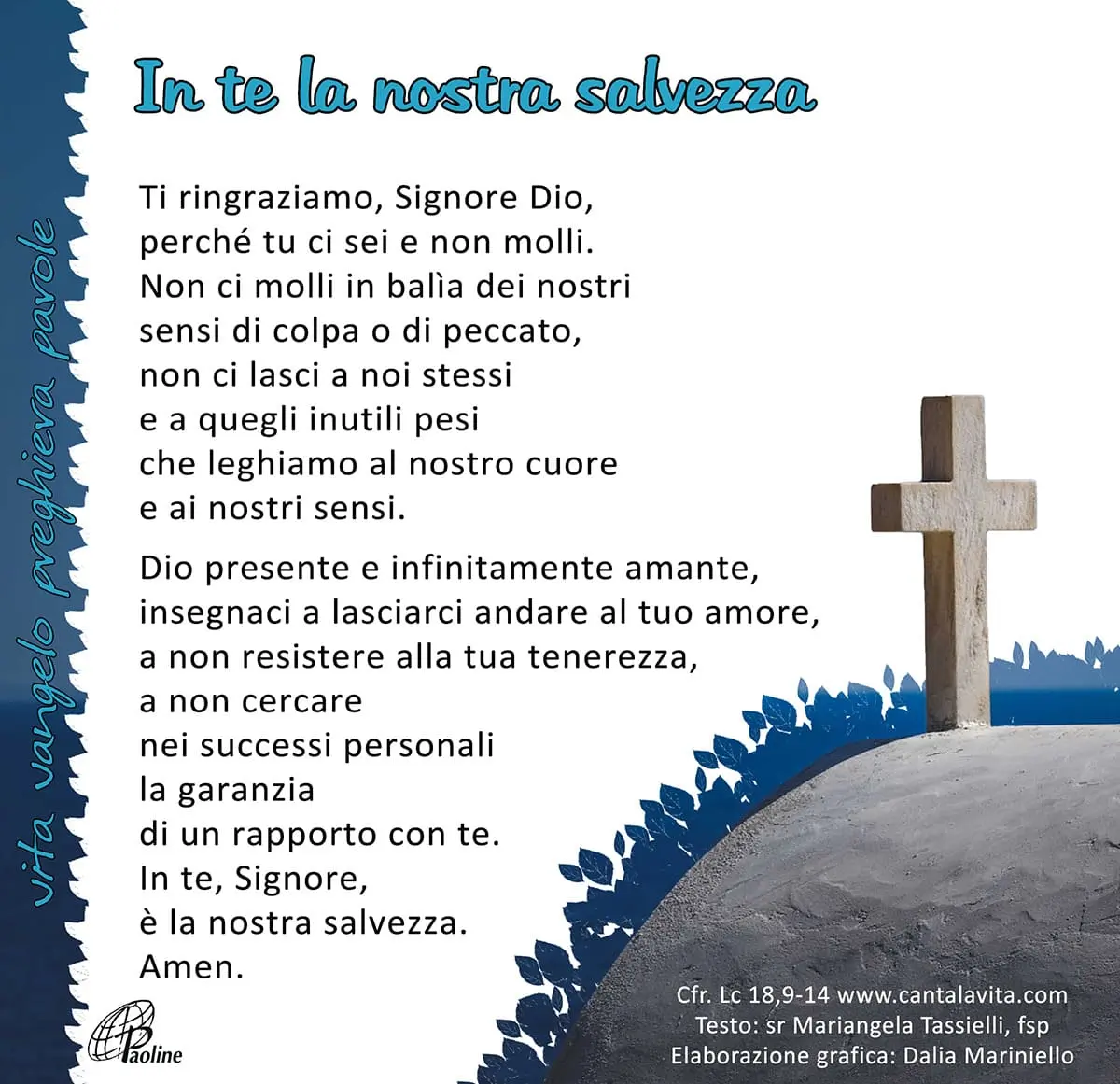 In te la nostra salvezza In te la nostra salvezza