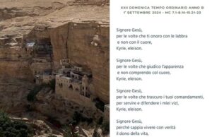 Preghiera per domenica 1 Settembre 2024 preghiera di don andrea vena