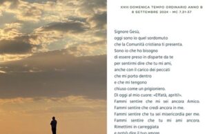 Preghiera per domenica 8 Settembre 2024