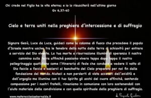 Commemorazione dei Defunti – Preghiera di Luce e Guida Divina Preghiera di Luce e Guida Divina