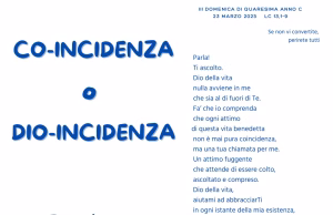 Preghiera della Domenica – Parla! Ti ascolto. III di quaresima preghiera