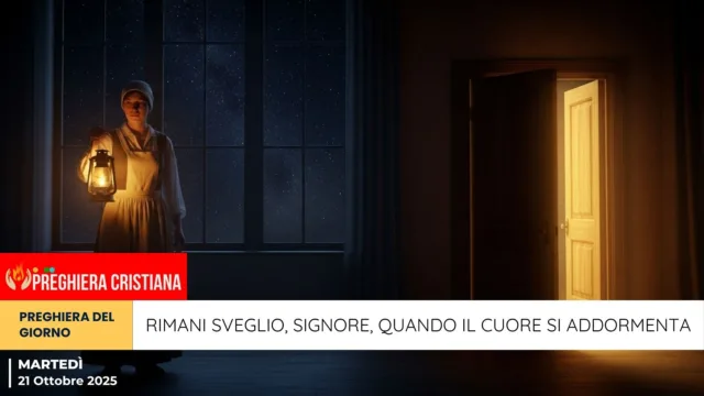 preghiera del giorno - Rimani sveglio, Signore, quando il cuore si addormenta Rimani sveglio, Signore, quando il cuore si addormenta