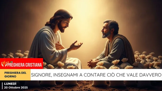 preghiera del giorno - Signore, insegnami a contare ciò che vale davvero preghiera del giorno - Signore, insegnami a contare ciò che vale davvero