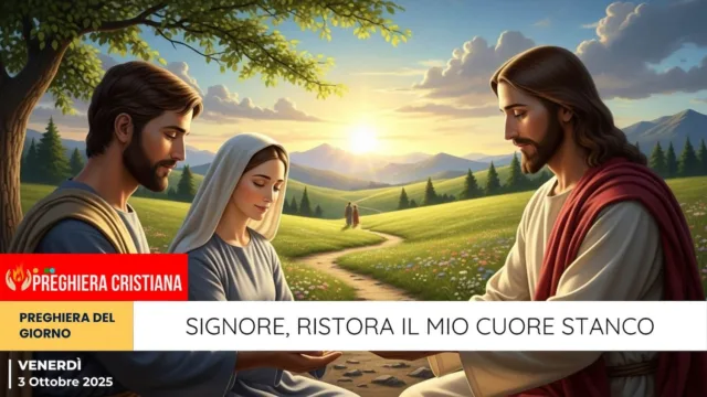 preghiera del giorno - Signore, ristora il mio cuore stanco