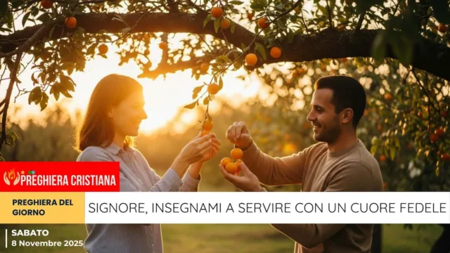 preghiera del giorno - Signore, insegnami a servire con un cuore fedele Signore, insegnami a servire con un cuore fedele