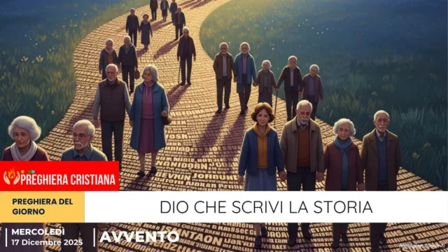 preghiera del giorno - Dio che scrivi la storia Dio che scrivi la storia