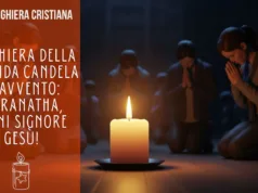 Preghiera della seconda candela di Avvento: Cristo nostra luce seconda candela dell'avvento - Maranatha, vieni Signore Gesuฬ