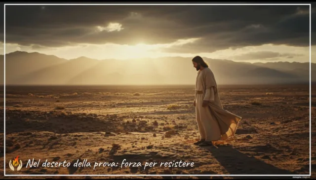 Nel deserto della prova- forza per resistere Nel deserto della prova: forza per resistere
