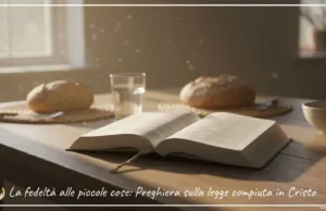 Preghiera del giorno 11 Marzo 2026 – La fedeltà alle piccole cose: Preghiera sulla legge compiuta in Cristo La fedeltà alle piccole cose: Preghiera sulla legge compiuta in Cristo