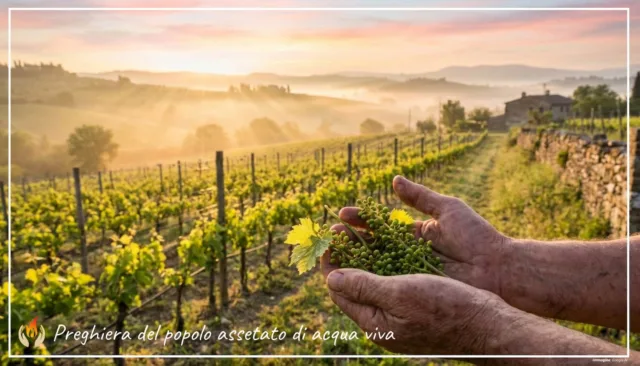 Preghiera della vigna del cuore Preghiera della vigna del cuore