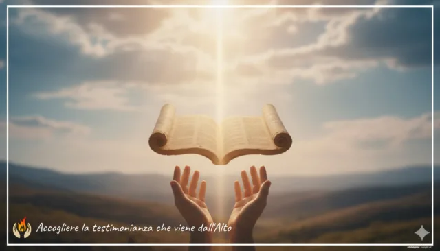 Accogliere la testimonianza che viene dall'Alto Accogliere la testimonianza che viene dall'Alto