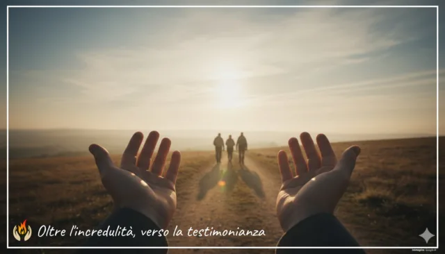 Oltre l'incredulità, verso la testimonianza Oltre l'incredulità, verso la testimonianza