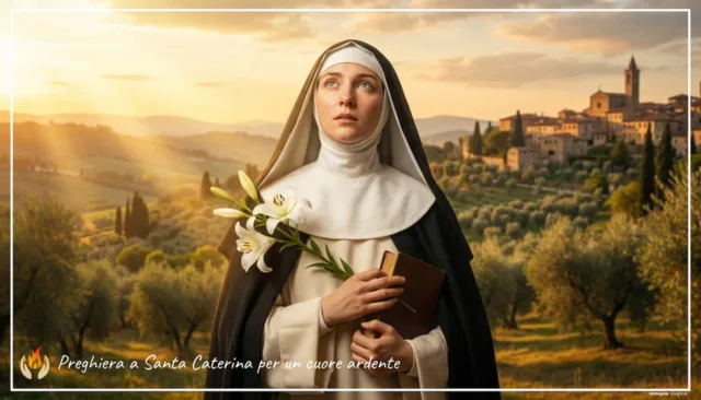 Preghiera a Santa Caterina per un cuore ardente Preghiera a Santa Caterina per un cuore ardente