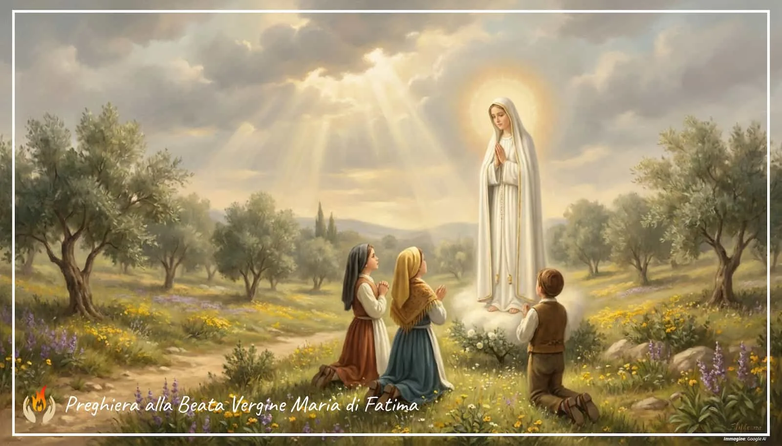 Preghiera alla Beata Vergine Maria di Fatima - Preghiera Cristiana