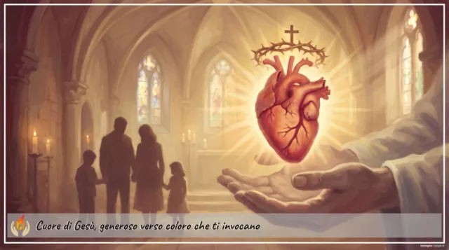Cuore di Gesù, generoso verso coloro che ti invocano Cuore di Gesù, generoso verso coloro che ti invocano