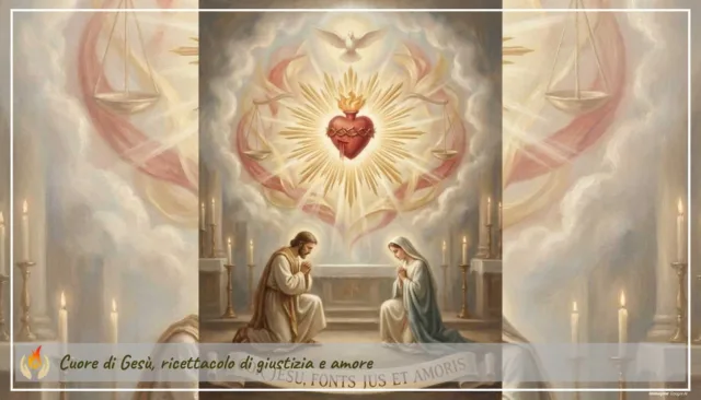 Cuore di Gesù, ricettacolo di giustizia e amore Cuore di Gesù, ricettacolo di giustizia e amore