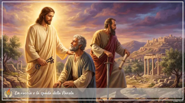La roccia e la spada della Parola La roccia e la spada della Parola