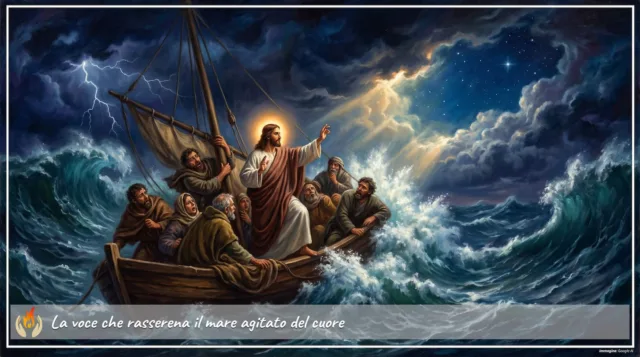 La voce che rasserena il mare agitato del cuore La voce che rasserena il mare agitato del cuore