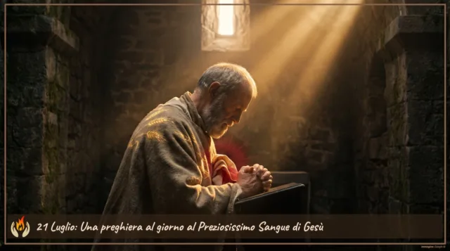 21 Luglio- Una preghiera al giorno al Preziosissimo Sangue di Gesù 21 Luglio: Una preghiera al giorno al Preziosissimo Sangue di Gesù