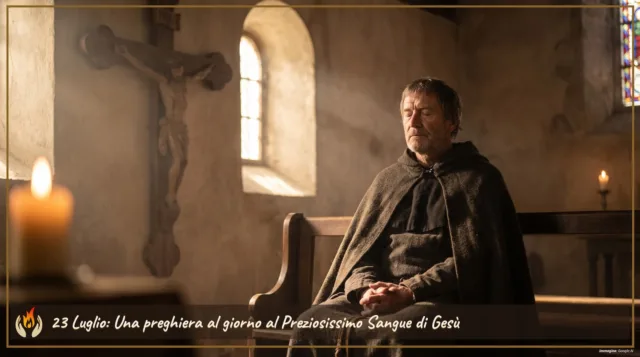 23 Luglio- Una preghiera al giorno al Preziosissimo Sangue di Gesù 23 Luglio: Una preghiera al giorno al Preziosissimo Sangue di Gesù