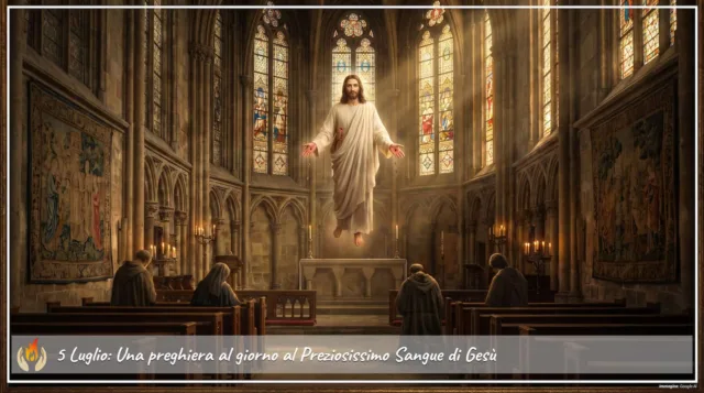 5 Luglio: Una preghiera al giorno al Preziosissimo Sangue di Gesù ...