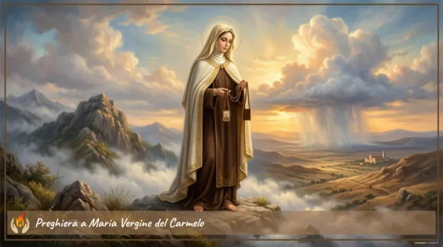 Preghiera a Maria Vergine del Carmelo Preghiera a Maria Vergine del Carmelo