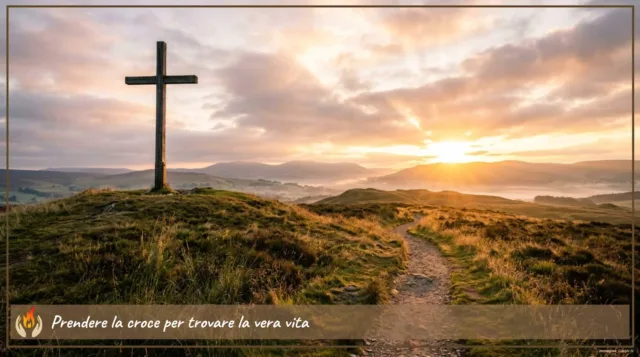Prendere la croce per trovare la vera vita Prendere la croce per trovare la vera vita