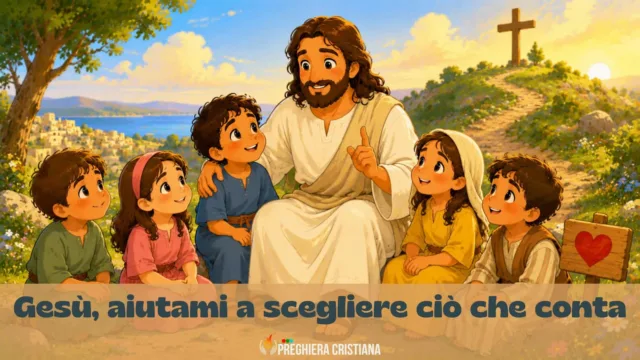 Gesù, aiutami a scegliere ciò che conta Gesù, aiutami a scegliere ciò che conta