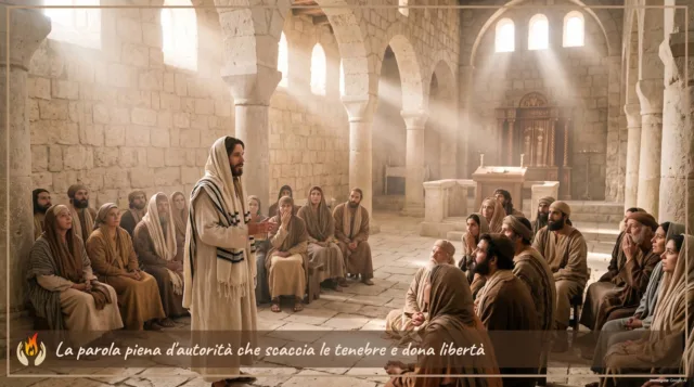 La parola piena d'autorità che scaccia le tenebre e dona libertà La parola piena d'autorità che scaccia le tenebre e dona libertà