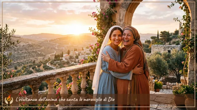 L'esultanza dell'anima che canta le meraviglie di Dio L'esultanza dell'anima che canta le meraviglie di Dio