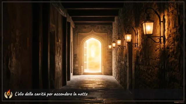 L'olio della carità per accendere la notte L'olio della carità per accendere la notte