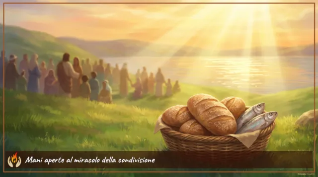 Mani aperte al miracolo della condivisione Mani aperte al miracolo della condivisione