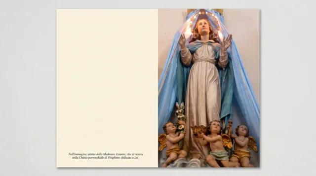 Preghiera alla Madonna Assunta in Cielo-fronte Preghiera alla Madonna Assunta in Cielo - fronte
