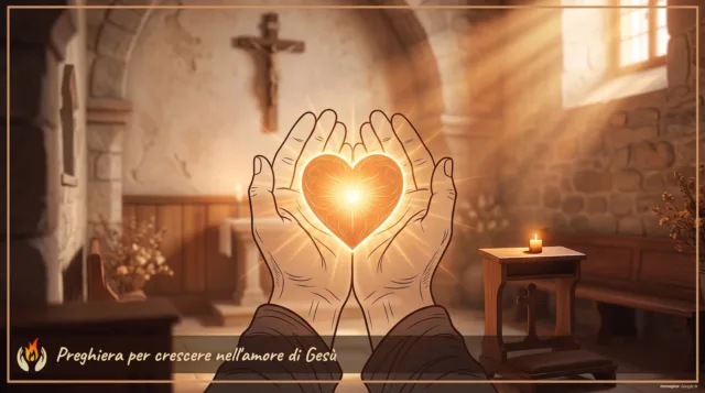 Preghiera per crescere nell'amore di Gesù Preghiera per crescere nell'amore di Gesù