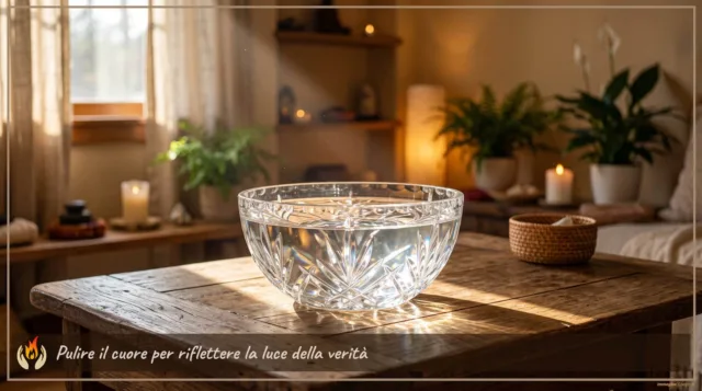 Pulire il cuore per riflettere la luce della verità Pulire il cuore per riflettere la luce della verità