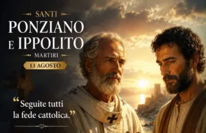 Preghiera ai Santi Ponziano e Ippolito per la Riconciliazione e la Pace Preghiera ai Santi Ponziano e Ippolito per la Riconciliazione e la Pace