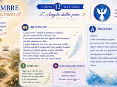 12 settembre: L’Angelo della pace 12 settembre 2026 mese degli angeli