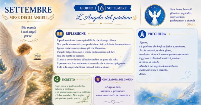 16 settembre: L'Angelo del perdono 16 settembre: L'Angelo del perdono