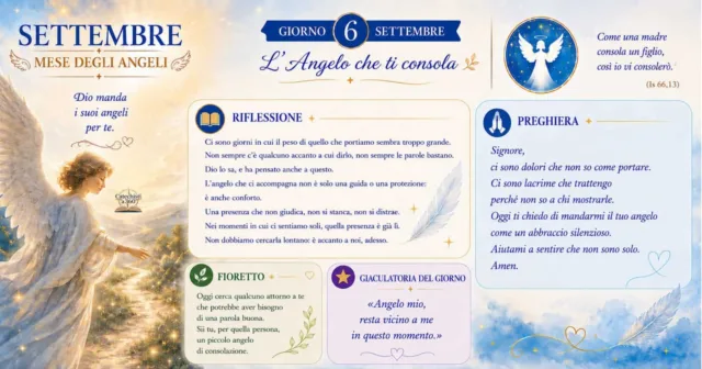 6 settembre 2026 mese degli angeli 6 settembre 2026 mese degli angeli