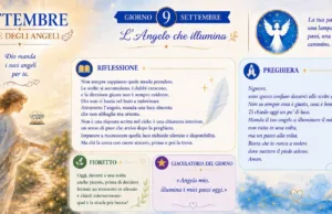 9 settembre: L’Angelo che illumina 9 settembre 2026 mese degli angeli
