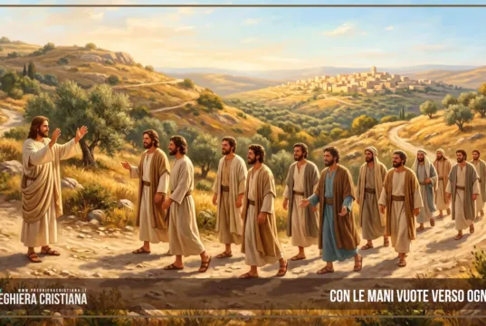 Preghiera del giorno di mercoledì 23 settembre 2026 dal titolo: “Con le mani vuote verso ogni porta” Con le mani vuote verso ogni porta