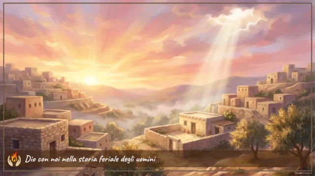 Dio con noi nella storia feriale degli uomini Dio con noi nella storia feriale degli uomini