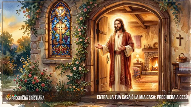Entra, la tua casa è la mia casa- Preghiera a Gesù Entra, la tua casa è la mia casa- Preghiera a Gesù
