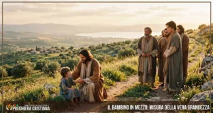Preghiera del giorno di lunedì 28 settembre 2026 dal titolo: “Il bambino in mezzo, misura della vera grandezza” Il bambino in mezzo, misura della vera grandezza