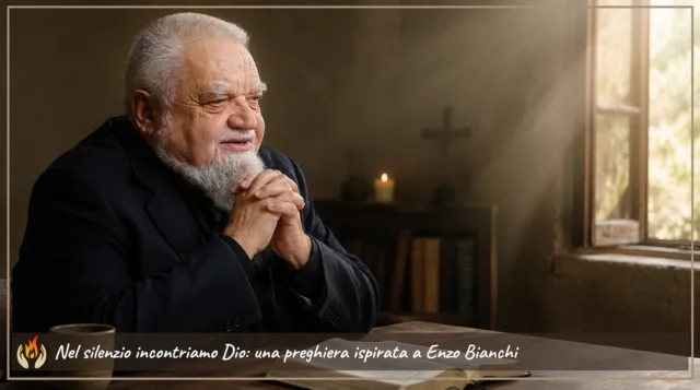 Nel silenzio incontriamo Dio- una preghiera ispirata a Enzo Bianchi Nel silenzio incontriamo Dio: una preghiera ispirata a Enzo Bianchi