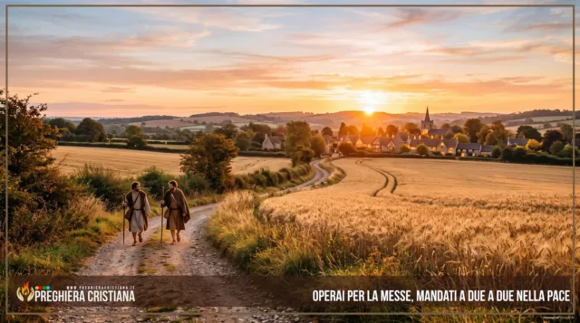 Operai per la messe, mandati a due a due nella pace Operai per la messe, mandati a due a due nella pace
