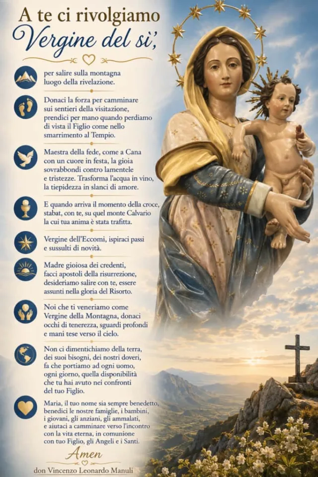 Preghiera alla Vergine del Sì Preghiera alla Vergine del Sì