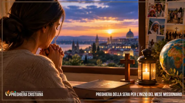 Preghiera della sera per l’inizio del mese missionario Preghiera della sera per l’inizio del mese missionario