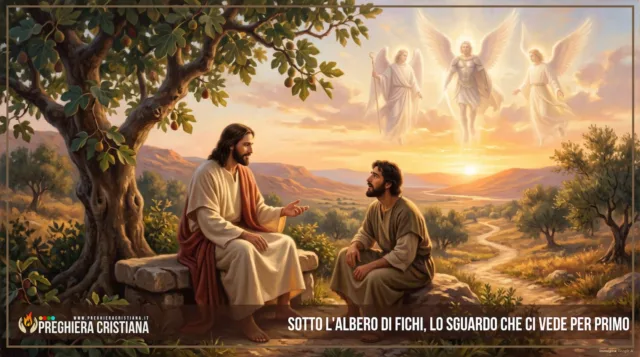 Sotto l'albero di fichi, lo sguardo che ci vede per primo Sotto l'albero di fichi, lo sguardo che ci vede per primo