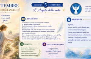 5 settembre: L’Angelo della notte settembre 2026 mese degli angeli 5 settembre